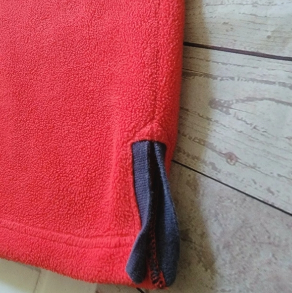 Vintage 90s Tommy Jeans Fleece Pullover 1/4 zip XL - Picture 4 of 7